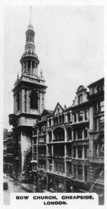 Bow Church, Cheapside, London, um 1920er