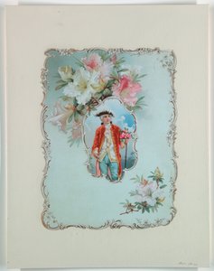 Junge mit Rosenstrauß, 1880–1910 von Unbekannt