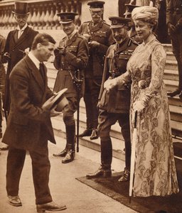 Tapferkeit in Zivil: Lachen mit dem König und der Königin, 1920er oder 1930er, 1935