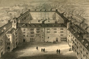 Bridewell nach dem Brand wieder aufgebaut, nach einem alten Druck, 1897 von Unbekannt