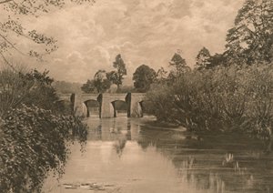 Brücke bei Limplet Stoke am unteren Avon, 1902 von Unbekannt