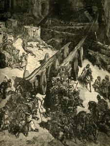 Zedern aus dem Libanon bringen, 1890