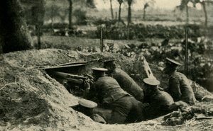 Britische Marine-Division in Antwerpen, Belgien, Erster Weltkrieg, 1914, ca. 1920 von Unbekannt