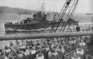 Britische Truppen landen in Norwegen, 1940 von Unbekannt