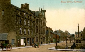 Broad Street, Kirkwall, Orkney, Schottland, 20. Jahrhundert