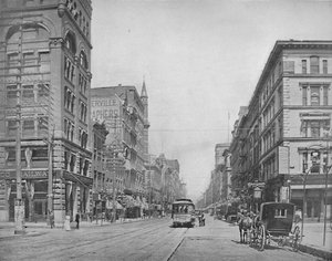 Broadway, nördlich von der Chestnut Street, St. Louis, ca. 1897 von Unbekannt