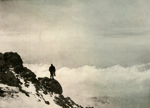 Brocklehurst blickt vom Mount Erebus herab, 1908, 1909