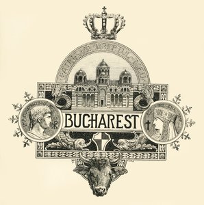 Bukarest, spätes 19. - frühes 20. Jahrhundert von Unbekannt