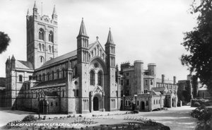 Buckfast Abbey, Buckfastleigh, Devon, frühes 20. Jahrhundert