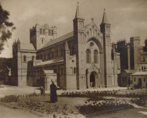 Buckfast Abbey Church, N.W., spätes 19. - frühes 20. Jahrhundert von Unbekannt