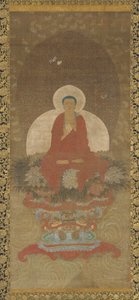 Buddha auf einer Matte aus Kusa-Gras thronend, 17. Jahrhundert von Unbekannt