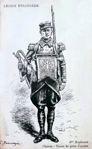 Hornist, 4. Regiment der französischen Fremdenlegion, 20. Jahrhundert