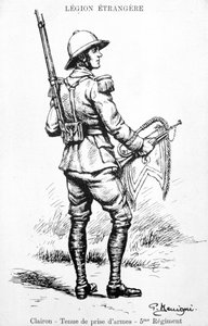 Hornist, 5. Regiment der Französischen Fremdenlegion, 20. Jahrhundert