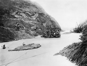 Bau des Panamakanals, Panama, spätes 19. - frühes 20. Jahrhundert