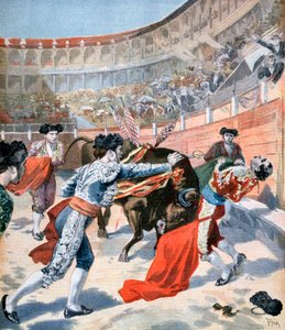 Stierkampf in Madrid, Spanien, 1894