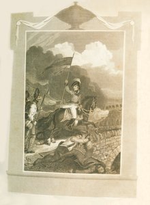 Buonaparte versucht, die Brücke von Arcola zu erzwingen, 1796, 1816 von Unbekannt