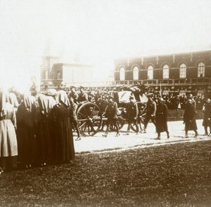 Beerdigung von Edith Cavell, Brüssel, Belgien, 1915
