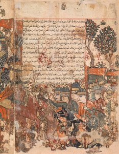 Burzuyas Mission Folio 5v, 6r aus einem Kalila Wa Dimna von Bidpai von Unbekannt
