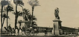 Kairo - Kasr-El-Nil-Brücke, ca. 1930-1939 von Unbekannt