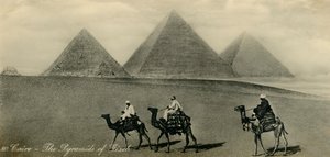 Kairo: Die Pyramiden von Gizeh, ca. 1918-1939