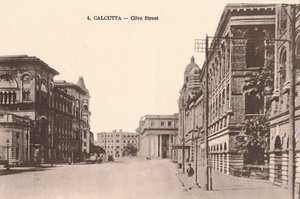 Kalkutta - Clive Street, um 1900
