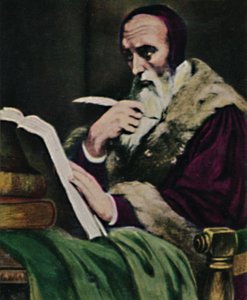 Calvin 1509-1564 - Gemälde von Scheffer, 1934