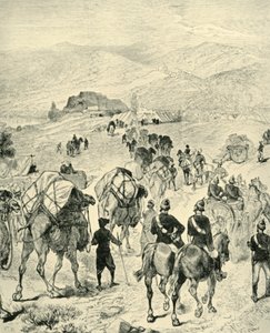 Lager von General Roberts in Thal am Kuram-Fluss, 1901