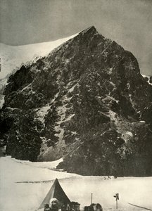 Lager am 17. Dezember am Ferrar-Gletscher unterhalb des Sentinel Rock, 1908, 1909