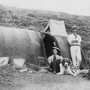 Camping, frühes 20. Jahrhundert
