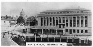 Canadian Pacific Station, Victoria, British Columbia, Kanada von Unbekannt