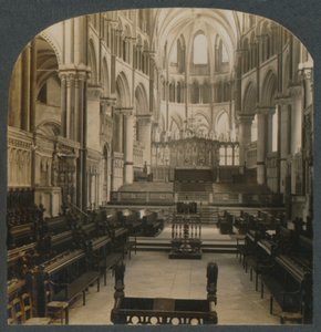 Canterbury Cathedral - Innenansicht, Canterbury, England, um 1910