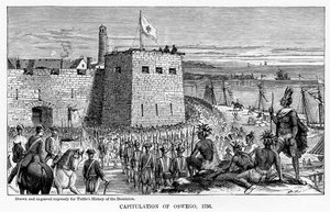 Kapitulation von Oswego, 1756, 1877 von Unbekannt