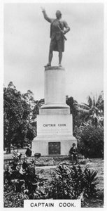 Statue von Captain Cook, Australien, 1928 von Unbekannt