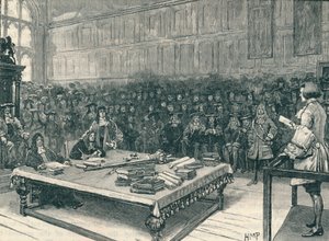 Captain Kidd vor dem Bar des House of Commons, 1700, 1905 von Unbekannt