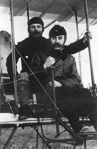 Hauptmann Marconnet und Leutnant Fequant, französische Armeeflieger