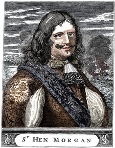 Captain Morgan, Freibeuter des 17. Jahrhunderts, um 1880