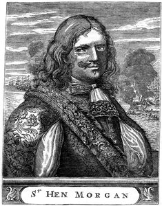 Captain Morgan, Freibeuter des 17. Jahrhunderts, um 1880