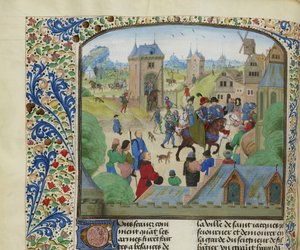 Eroberung von Orense durch die englische Armee, 1387, ca. 1470-1475 von Unbekannt