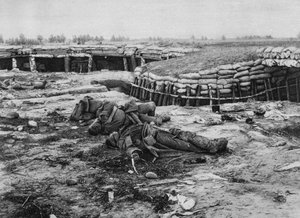 Eroberte russische Stellung, Melkov, Polen, Erster Weltkrieg, 20. Juli 1915