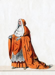 Kardinal Wolsey, Kostümentwurf für Shakespeares Stück, Heinrich VIII., 19. Jahrhundert