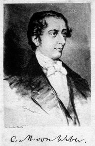 Carl Maria von Weber 1786-1826, deutscher Komponist, 20. Jahrhundert