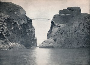 Carrick-A-Rede - Die Seilbrücke über den Abgrund, 1895