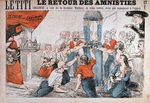 Karikatur, Pariser Kommune, 1871 von Unbekannt
