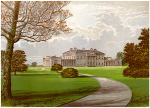 Castle Coole, Enniskillen, County Fermanagh, Heim des Earl of Belmore, ca. 1880