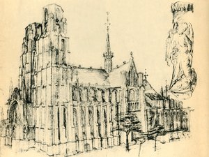 Kathedrale und St. Michael, um 1460, 1943
