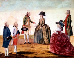 Katharina II., die Große 1729-96 Kaiserin von Russland, 1787 von Unbekannt