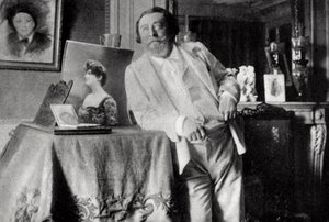 Catulle Mendes, französischer Dichter und Schriftsteller, 1906 von Unbekannt