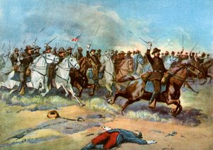 Kavallerieangriff der US-Regulären, Spanisch-Amerikanischer Krieg
