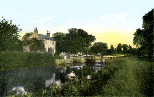 Caversham Lock, Berkshire, 20. Jahrhundert