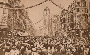 Feierlichkeiten zum Silberjubiläum von König Georg V., London, 1935 von Unbekannt